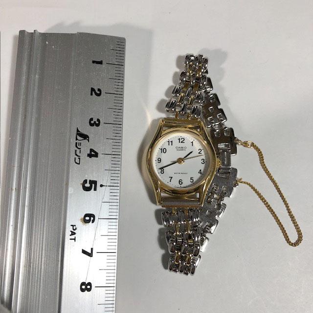 Casio LTP-109 Analog Quartz Women 美品 スタンダード 未使用品メタルバンド アナログ Working Item