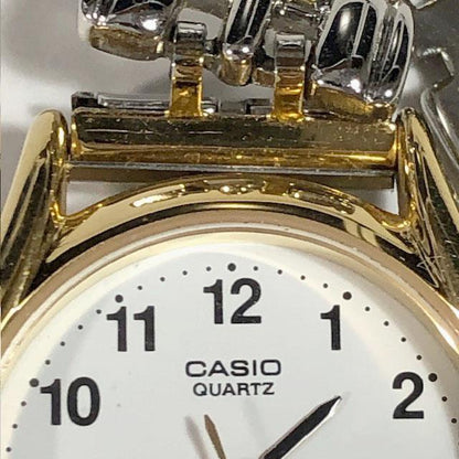 Casio LTP-109 Analog Quartz Women 美品 スタンダード 未使用品メタルバンド アナログ Working Item