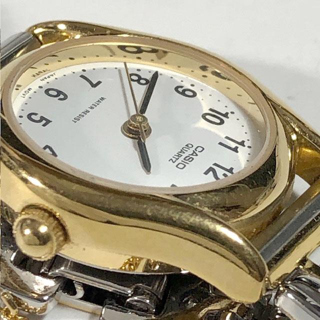 Casio LTP-109 Analog Quartz Women 美品 スタンダード 未使用品メタルバンド アナログ Working Item