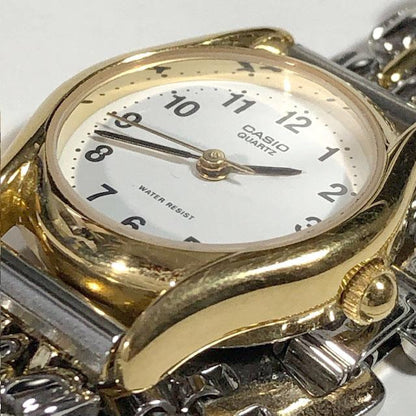 Casio LTP-109 Analog Quartz Women 美品 スタンダード 未使用品メタルバンド アナログ Working Item