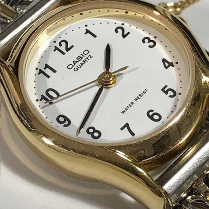 Casio LTP-109 Analog Quartz Women 美品 スタンダード 未使用品メタルバンド アナログ Working Item
