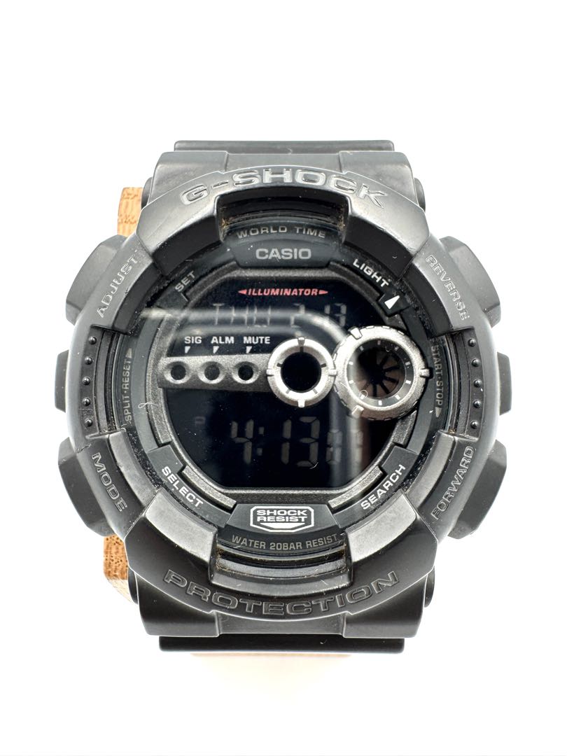 Casio G-Shock GD-100-1B Digital Quartz (Battery) Unisex Adults Module 3263 Vintage Black Men'S Watch Working