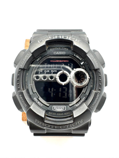 Casio G-Shock GD-100-1B Digital Quartz (Battery) Unisex Adults Module 3263 Vintage Black Men'S Watch Working