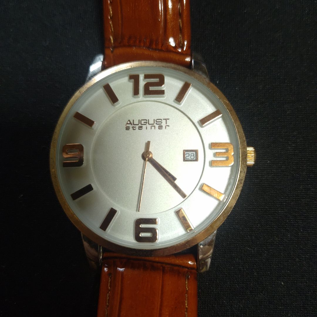 August Steiner AS8055BR Analog Quartz Men
