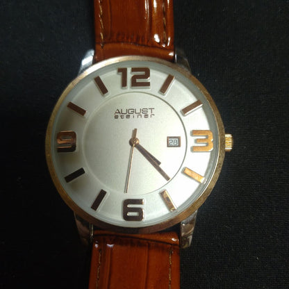 August Steiner AS8055BR Analog Quartz Men