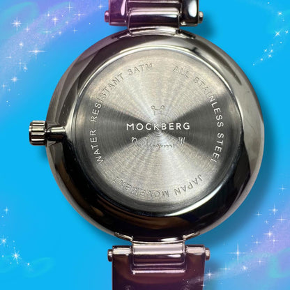 Mockberg Analog Quartz Women X Tsugumi Watarai Collaboration Watch Green Strap Excellent Condition
