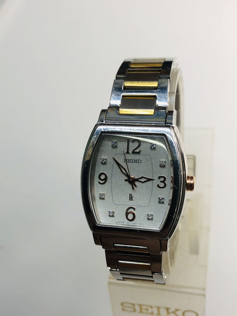 Seiko Lukia 1N01-0GA0 Analog Quartz Women's Watch Vintage Used