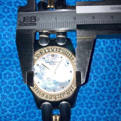 Laura Bacoccoli Milano Analog Quartz Women ラウラ・バコッコリ・ミラノ ローラバッコリーシェルコンビネーションwomen＆Menボーイ稼働中良品