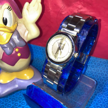 GENEVA Analog Quartz Women ジュネーブ アンティーク アナログwatch シルバーwomen通電確17㎝
