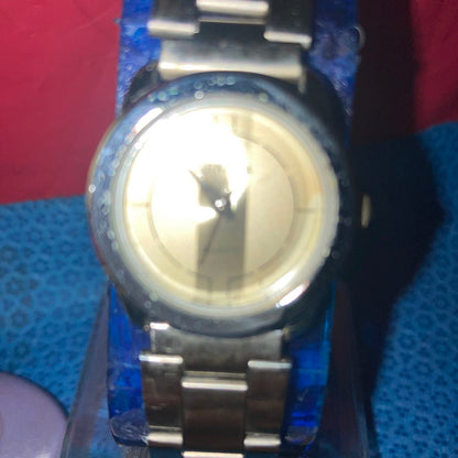 GENEVA Analog Quartz Women ジュネーブ アンティーク アナログwatch シルバーwomen通電確17㎝