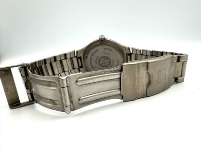 Elgin Solar Analog Men Titanium Diamond Quartz Watch