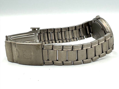Elgin Solar Analog Men Titanium Diamond Quartz Watch