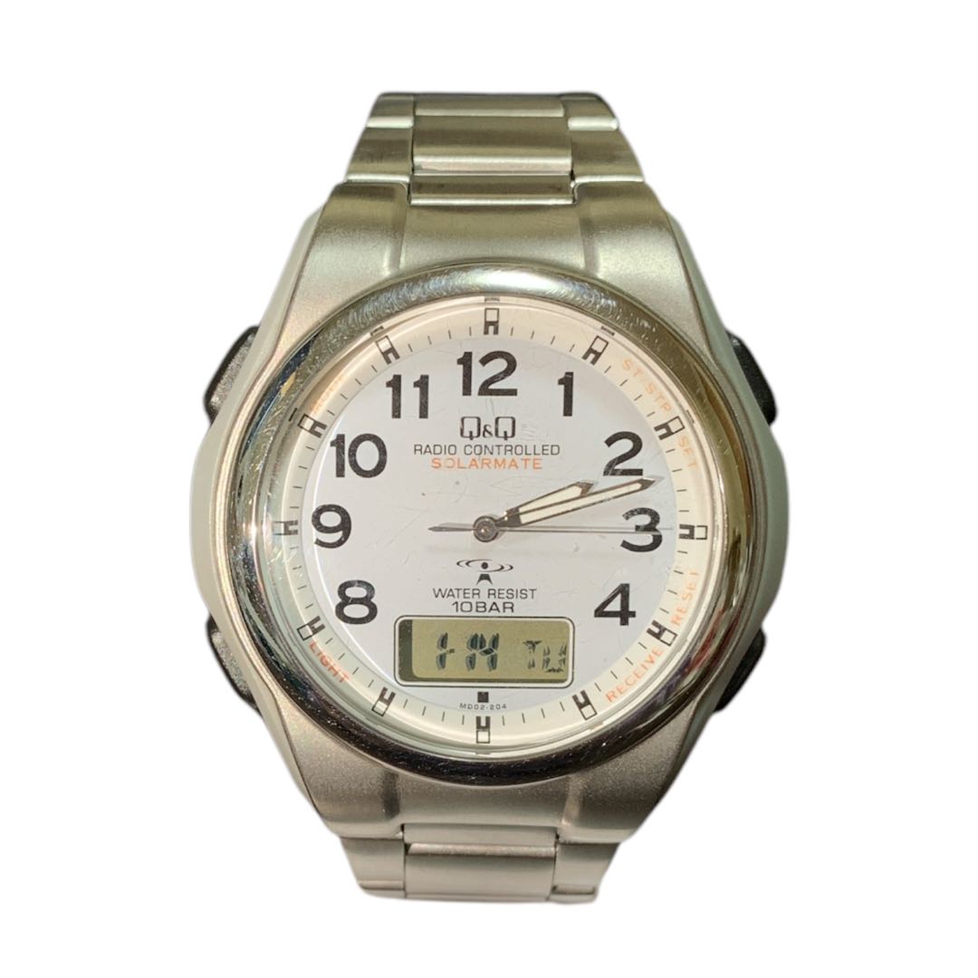 Citizen Q&q Digital-Analog Solar Men Working Item Casio Watch デジアナ