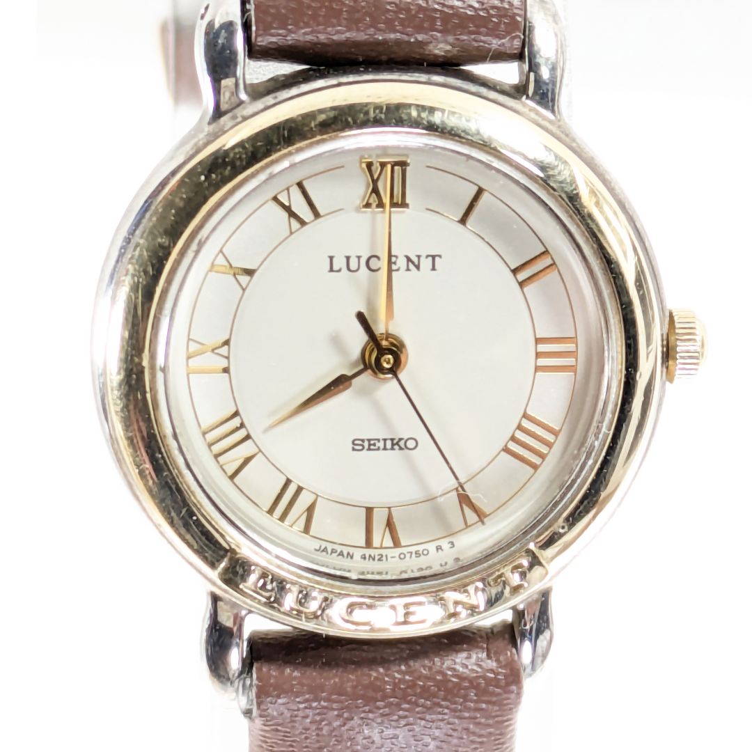 Seiko Lucent Analog Quartz Women Battery & Band Replaced Working Item