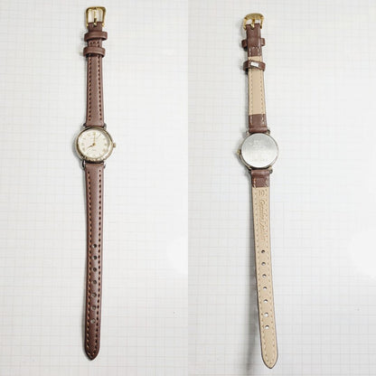 Seiko Lucent Analog Quartz Women Battery & Band Replaced Working Item