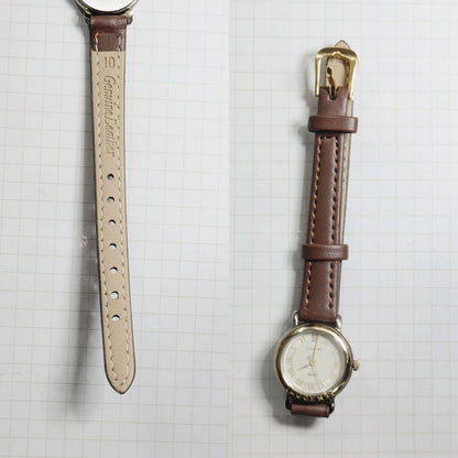Seiko Lucent Analog Quartz Women Battery & Band Replaced Working Item