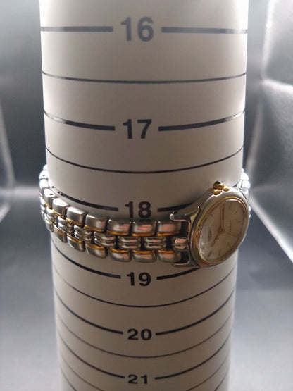 Seiko Exceline 2J31-001A Analog Quartz Women Beautiful Item Battery & Gasket Replaced