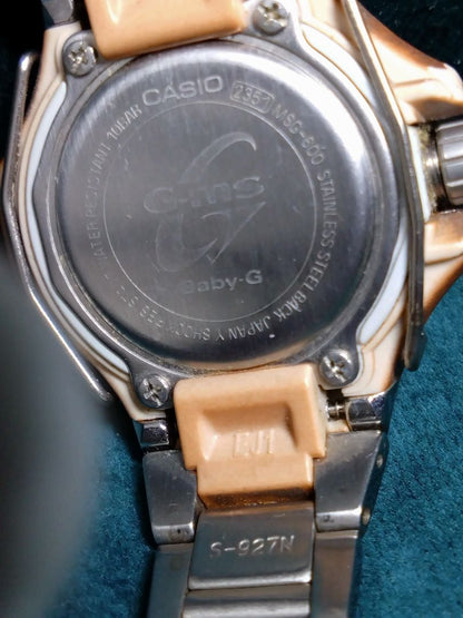 G-shock Baby-G Analog Quartz Women ジーショック Casio Msg600 Watch
