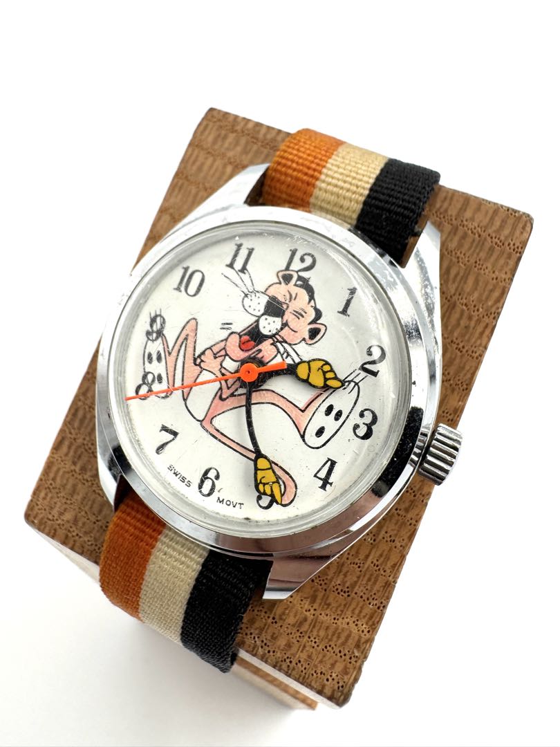 Pink Panther Analog Mechanical (Manual) Women Manual Winding Watch For Parts