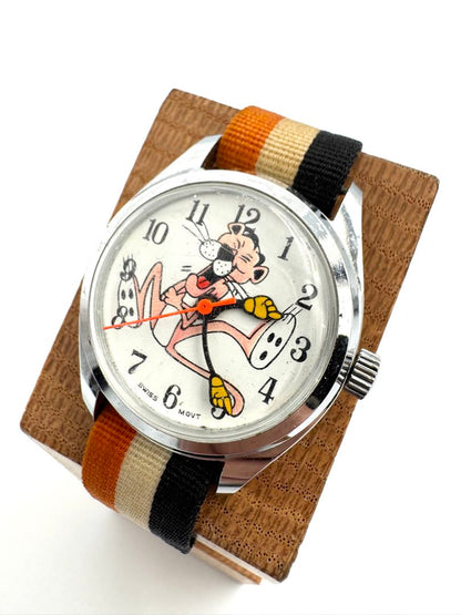 Pink Panther Analog Mechanical (Manual) Women Manual Winding Watch For Parts