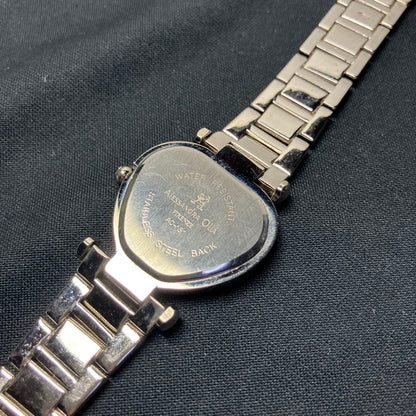 Alessandra Olla Analog Quartz Women アレッサンドラ・オッラ アレサンドラオーラ ハート型 Womenwatch ストーンベゼル 稼動品 シルバー