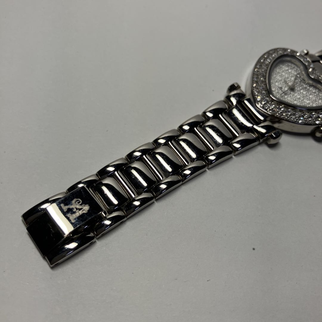 Alessandra Olla Analog Quartz Women アレッサンドラ・オッラ アレサンドラオーラ ハート型 Womenwatch ストーンベゼル 稼動品 シルバー