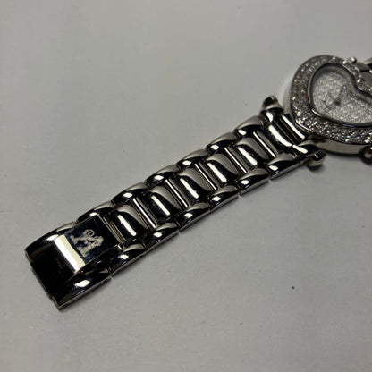 Alessandra Olla Analog Quartz Women アレッサンドラ・オッラ アレサンドラオーラ ハート型 Womenwatch ストーンベゼル 稼動品 シルバー