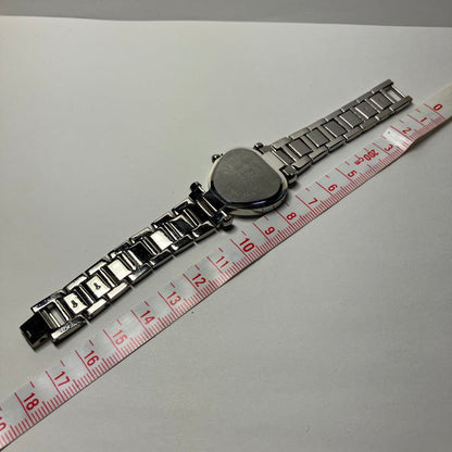 Alessandra Olla Analog Quartz Women アレッサンドラ・オッラ アレサンドラオーラ ハート型 Womenwatch ストーンベゼル 稼動品 シルバー