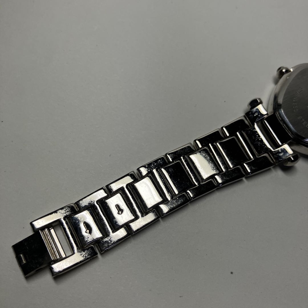 Alessandra Olla Analog Quartz Women アレッサンドラ・オッラ アレサンドラオーラ ハート型 Womenwatch ストーンベゼル 稼動品 シルバー