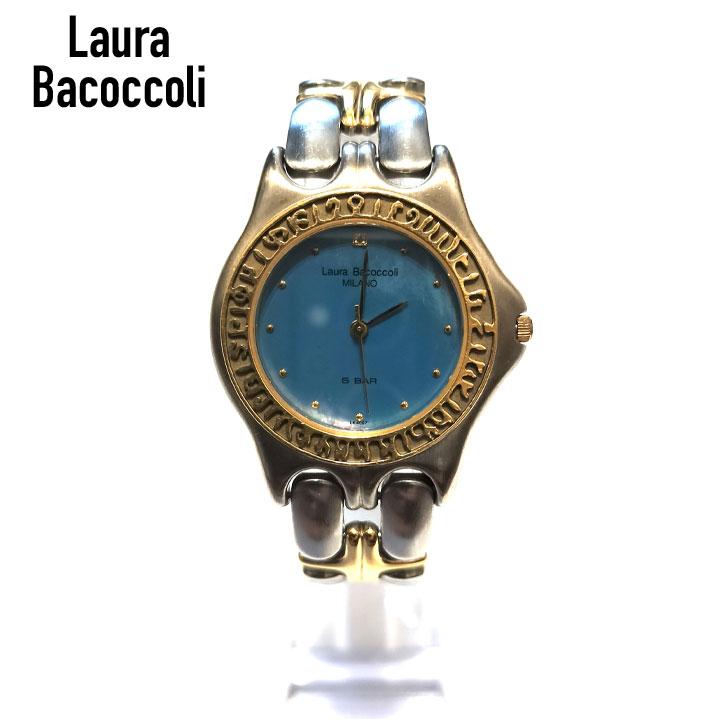 Laura Bacoccoli Analog Quartz Women Mop Dial Watch Two-Tone Rare