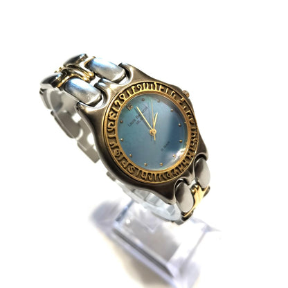 Laura Bacoccoli Analog Quartz Women Mop Dial Watch Two-Tone Rare