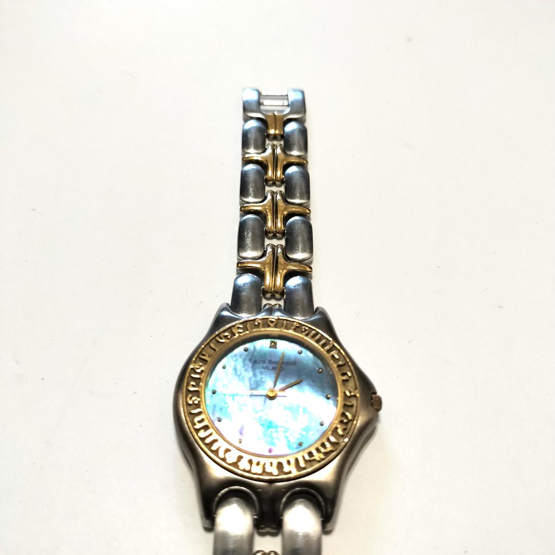 Laura Bacoccoli Analog Quartz Women Mop Dial Watch Two-Tone Rare