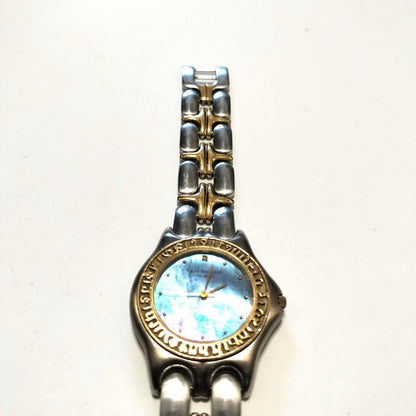 Laura Bacoccoli Analog Quartz Women Mop Dial Watch Two-Tone Rare
