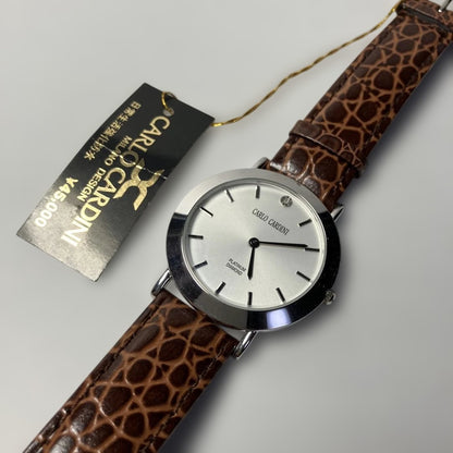 Carlo Caldini Analog Quartz Men カルロ・カルディーニ カルロカルディーニ Menwatch 稼動品