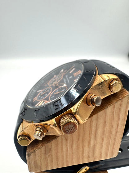 Salvatore Marra Analog Quartz Men Chronograph Watch For Parts