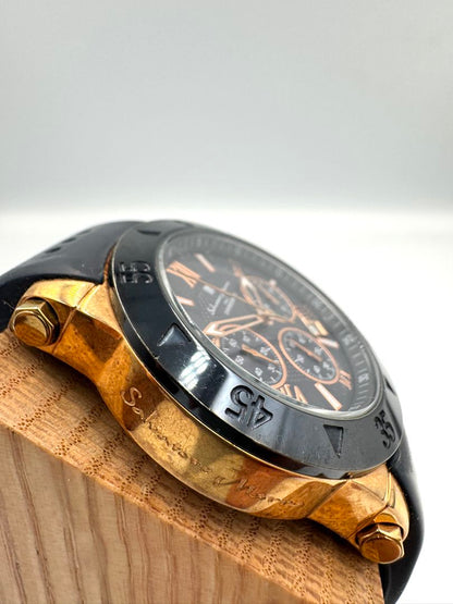 Salvatore Marra Analog Quartz Men Chronograph Watch For Parts