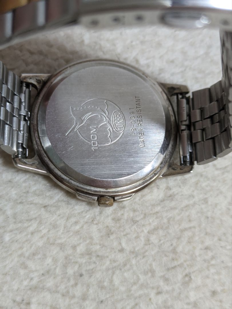 Forbel Sandoz Analog Quartz Men フォーベル・サンド スイス製 Diverズウォッチ 時計