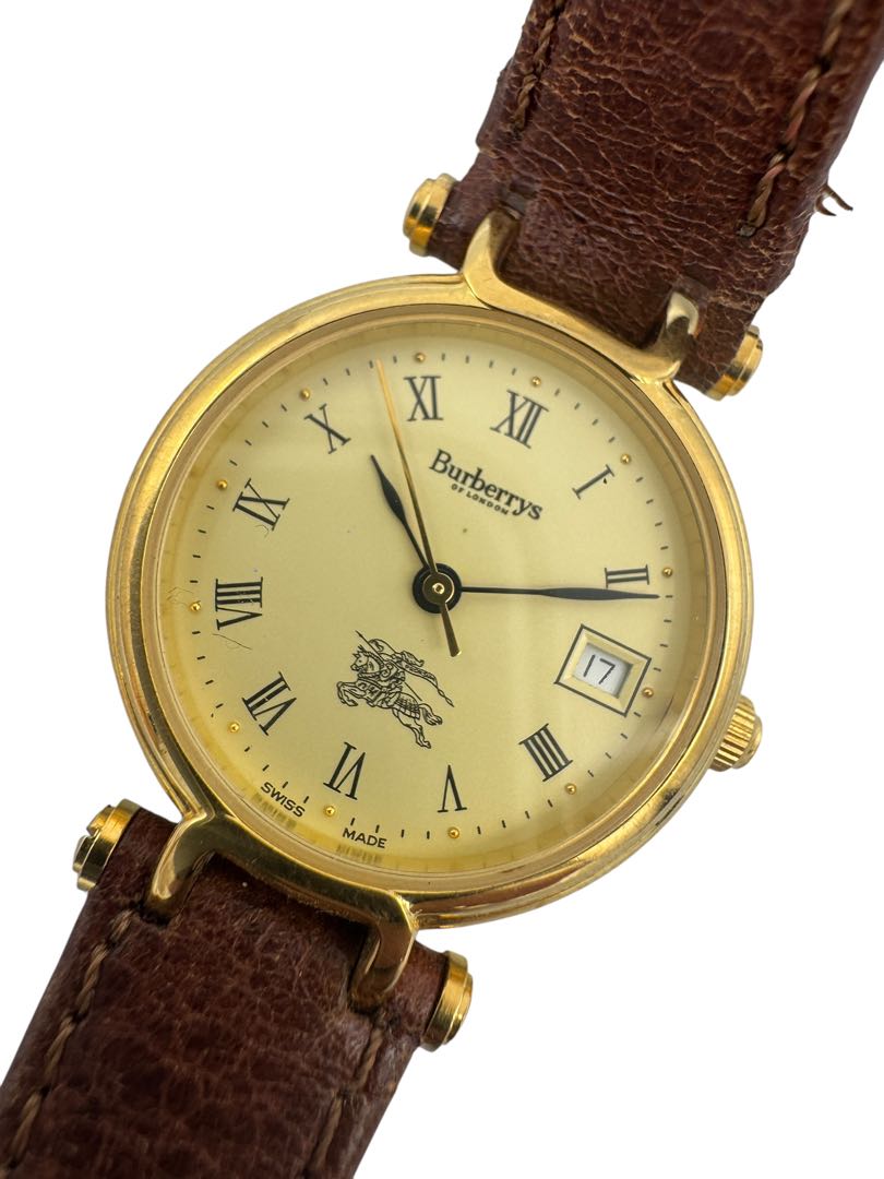 Burberrys Quartz Watch Damaged Strap A3843