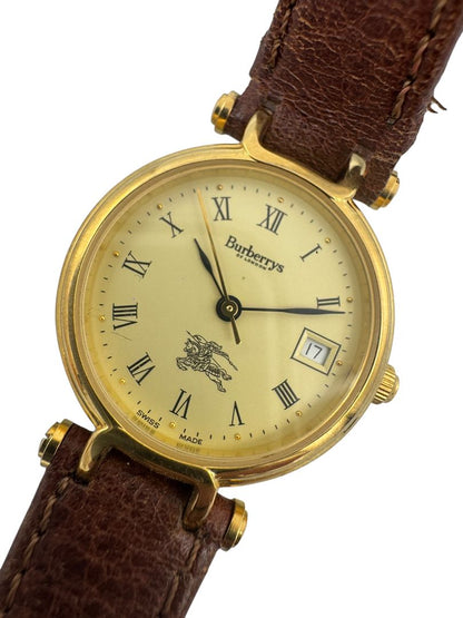 Burberrys Quartz Watch Damaged Strap A3843