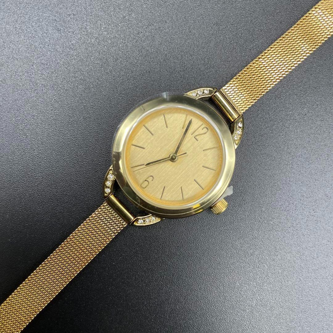 Hearts Analog Quartz Women 未使用品 ハーツ Gd ゴールド アナログ ウォッチ Watch 金 フォーマル スーツ