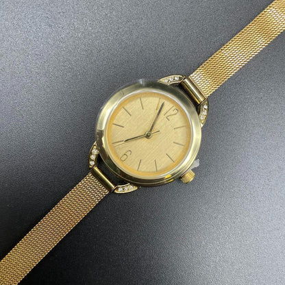 Hearts Analog Quartz Women 未使用品 ハーツ Gd ゴールド アナログ ウォッチ Watch 金 フォーマル スーツ