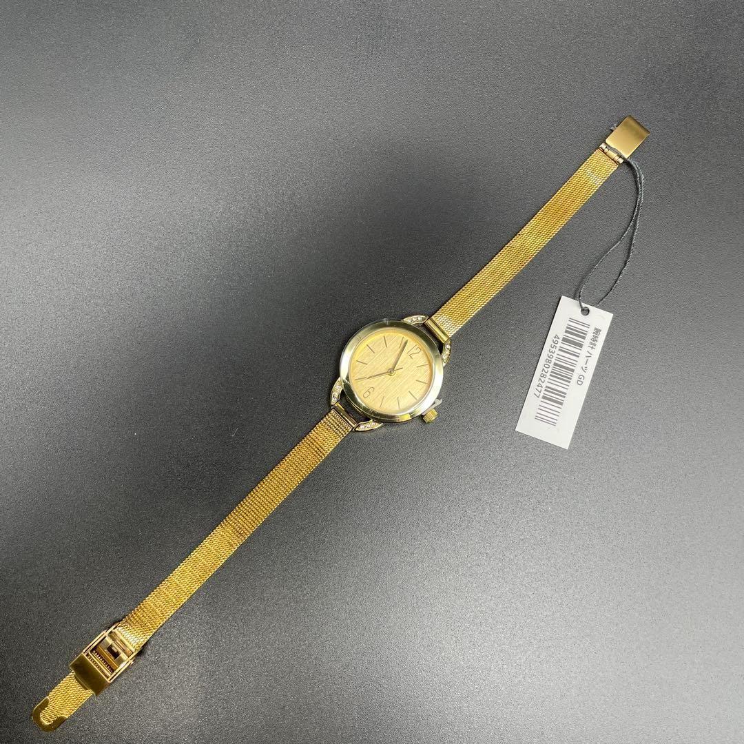 Hearts Analog Quartz Women 未使用品 ハーツ Gd ゴールド アナログ ウォッチ Watch 金 フォーマル スーツ