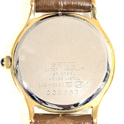 Seiko Exceline Analog Quartz Women Battery & Band Replaced Working Item