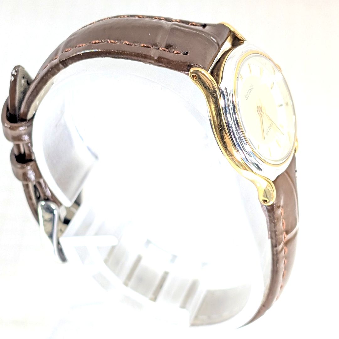 Seiko Exceline Analog Quartz Women Battery & Band Replaced Working Item