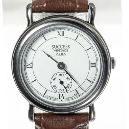 Seiko Alba Success SUCCESS Analog Quartz Women Small Seconds Battery & Band Replaced Working Item