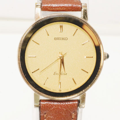Seiko Exceline Analog Quartz Women Battery & Band Replaced Working Item