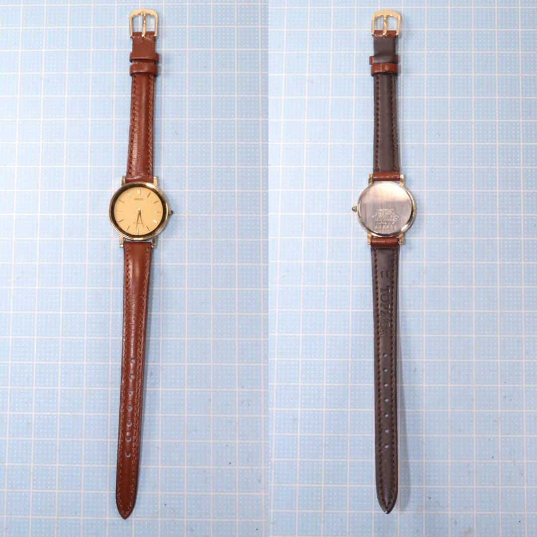 Seiko Exceline Analog Quartz Women Battery & Band Replaced Working Item