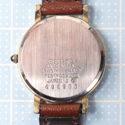 Seiko Exceline Analog Quartz Women Battery & Band Replaced Working Item