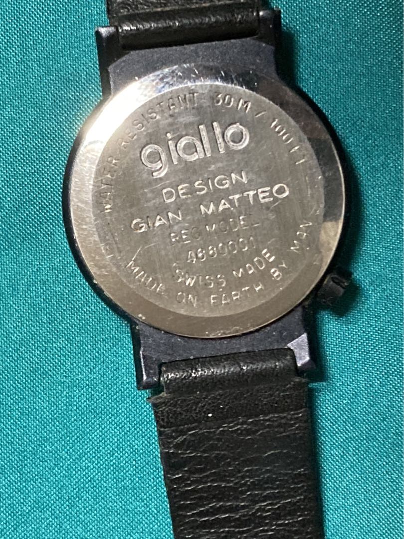 giallo Analog Quartz Men