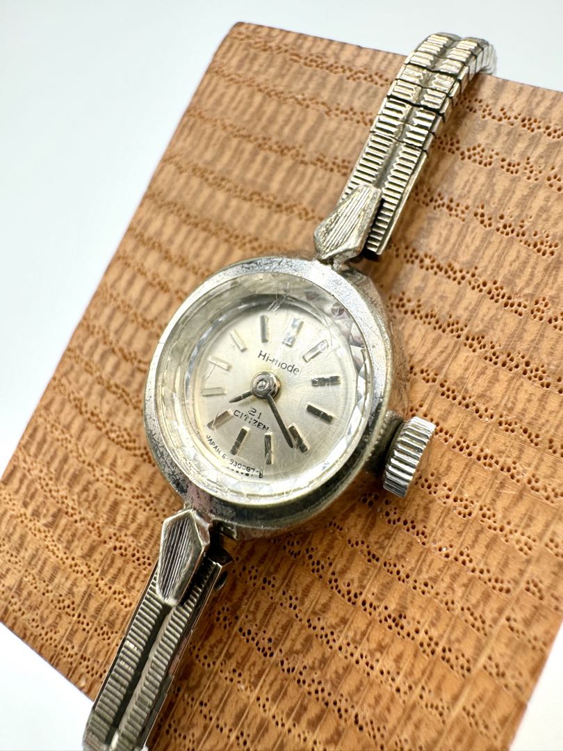 Citizen Hi-Mode 4-930207 YO Analog Mechanical (Manual) Women Vintage 21 Jewels Wgp Manual Ladies Watch Working